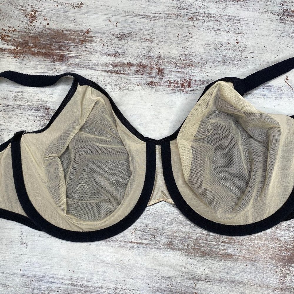 Wacoal black lace Full Coverage bra 38D - Picture 4 of 8